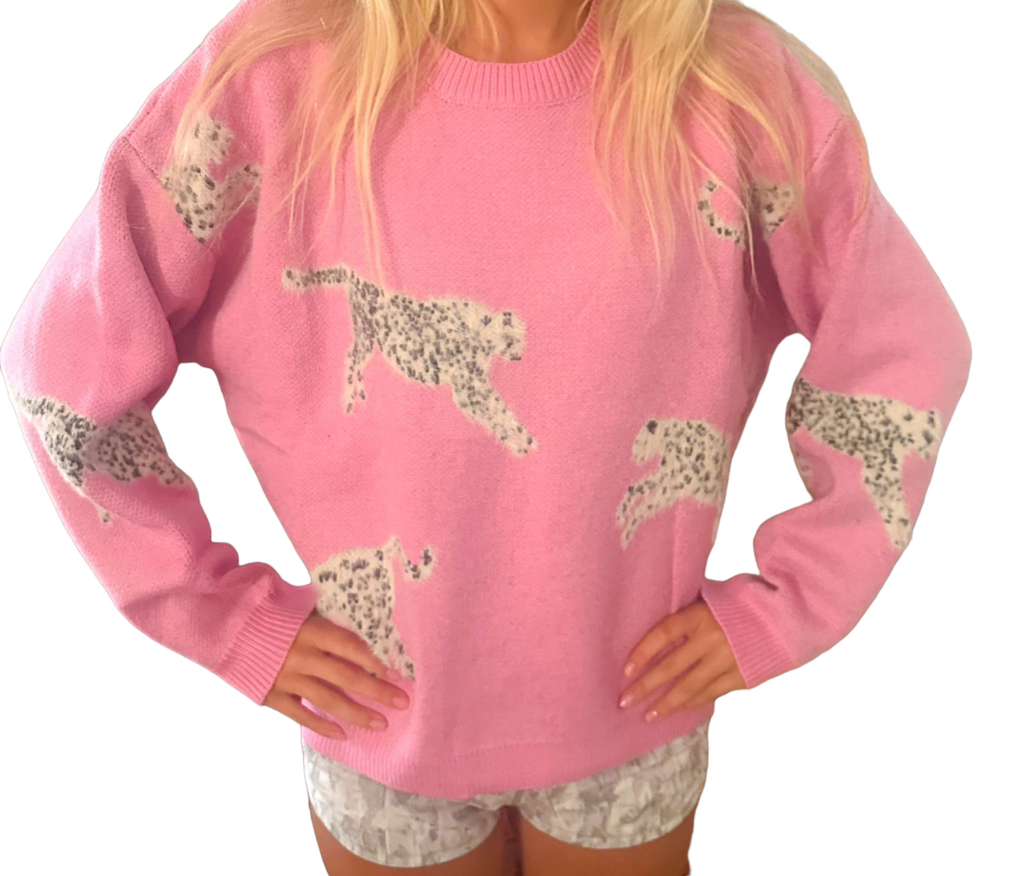 Leopard Luxe Mohair Sweater