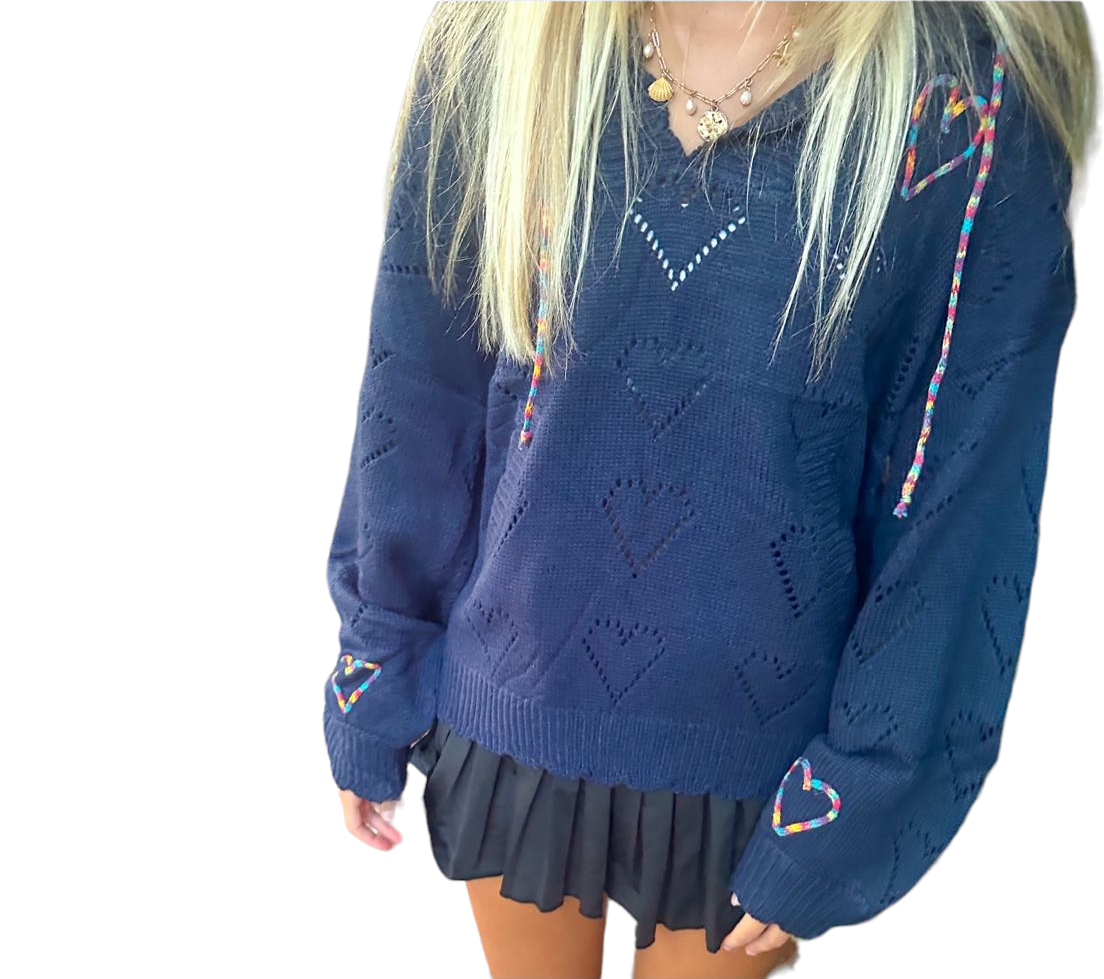 Aubrey sweater navy