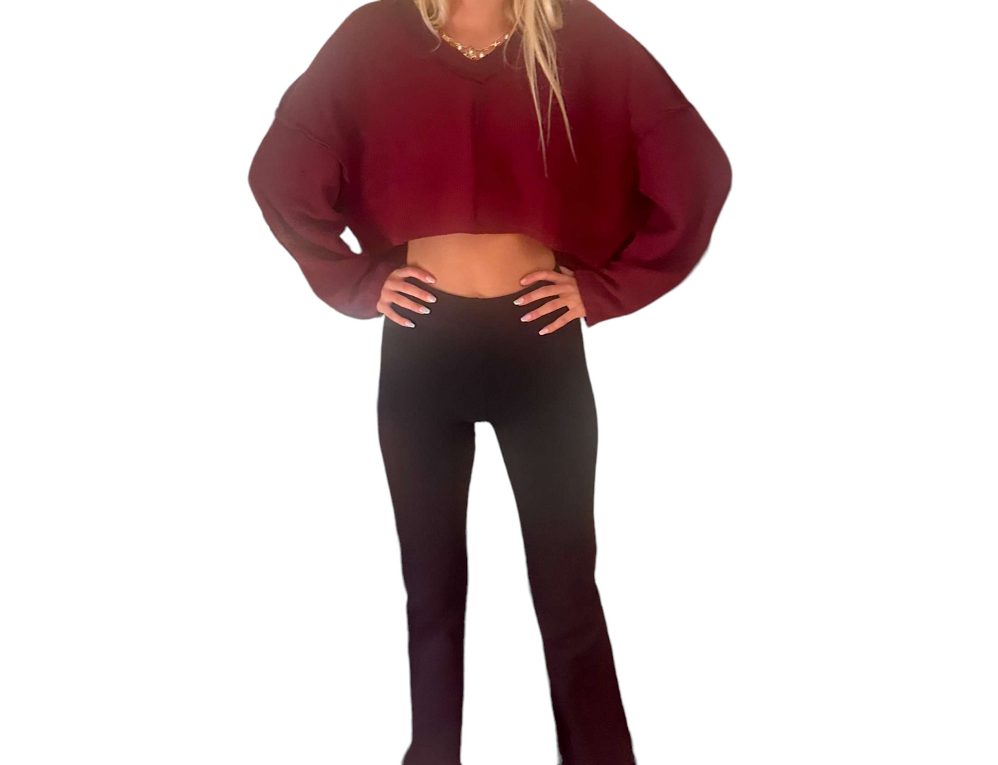 Anna top Burgundy