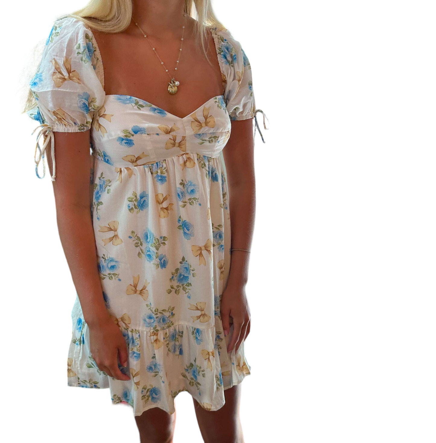 Enchanted Floral Babydoll Dress