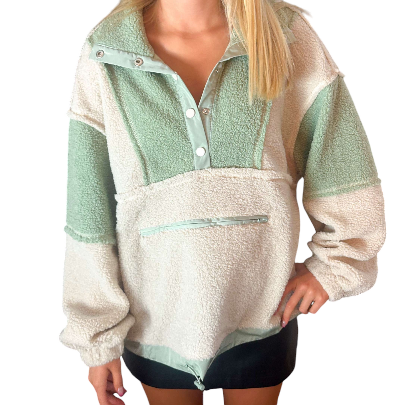 Sage pullover