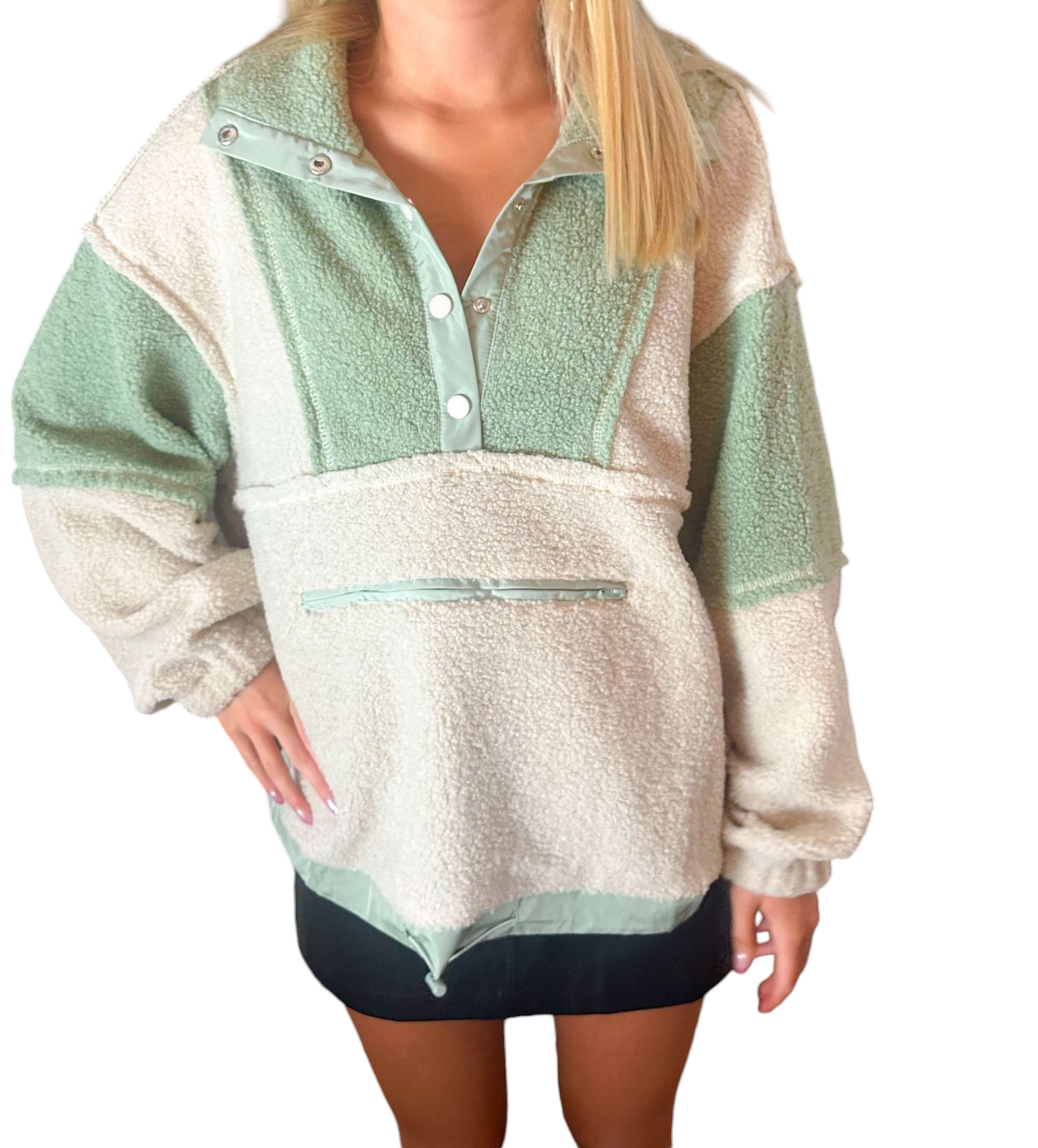 Sage pullover