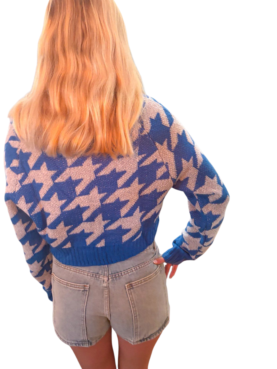 Houndstooth Harmony Sweater