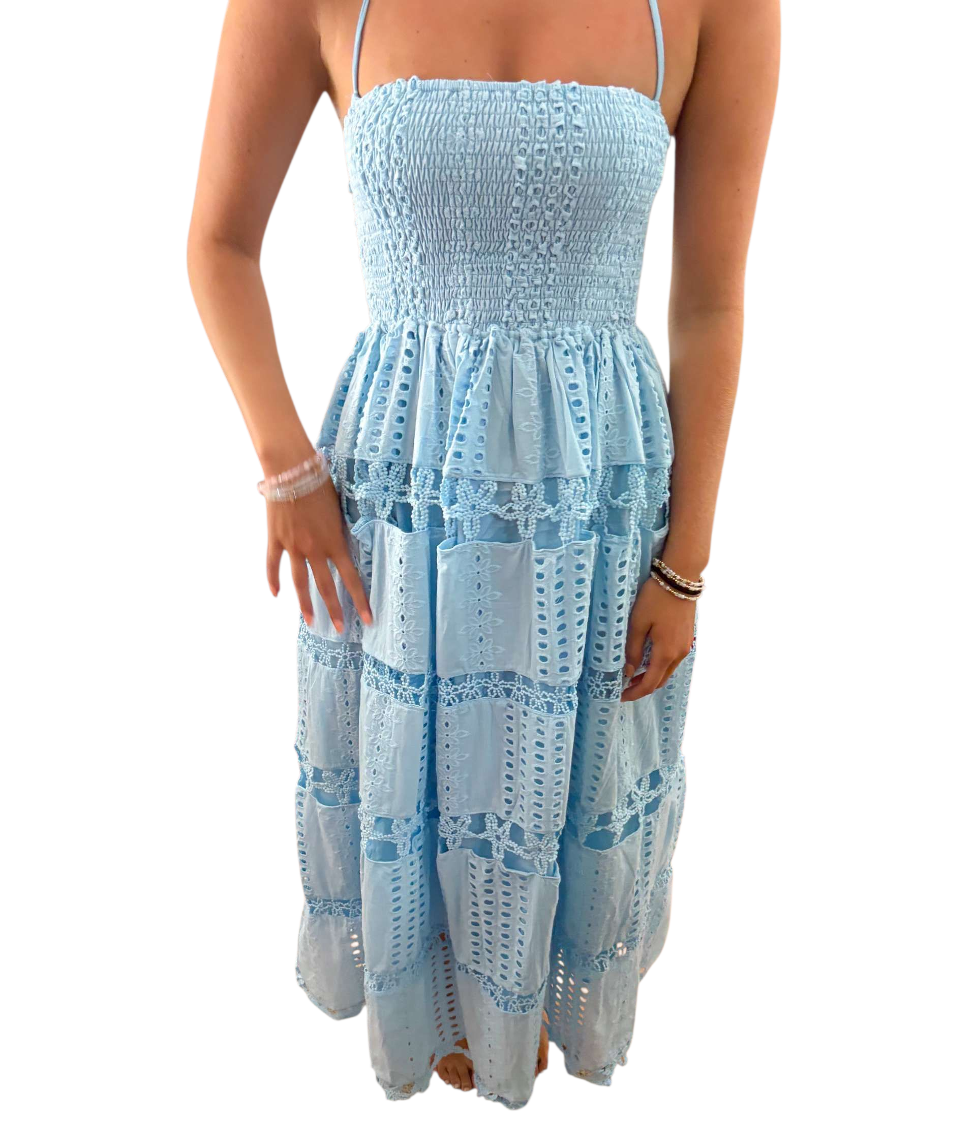 preppy maxi dress Stella maxi dress Small