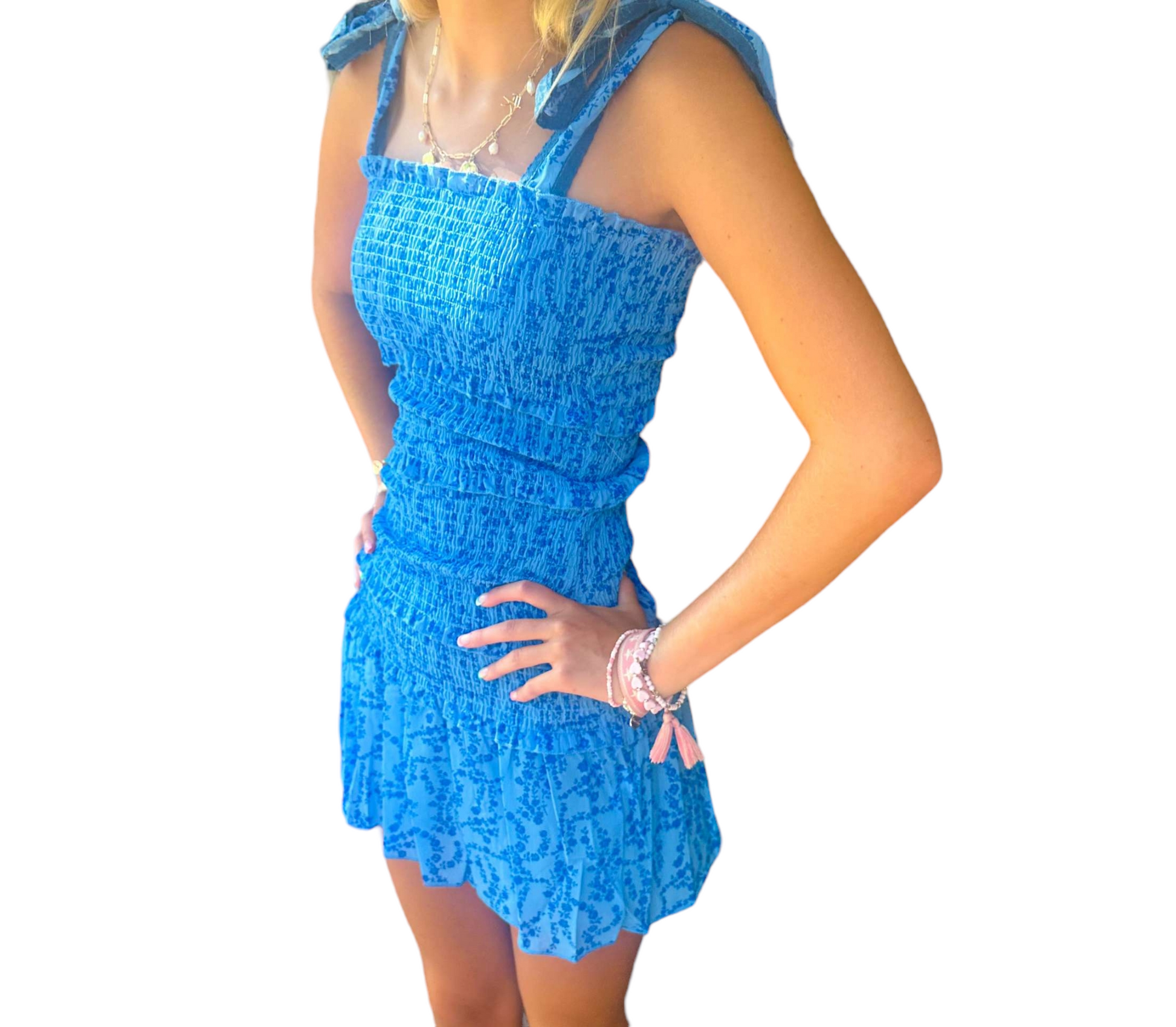 Preppy and Proud Tunic Dress In Sky Blue • Impressions Online Boutique