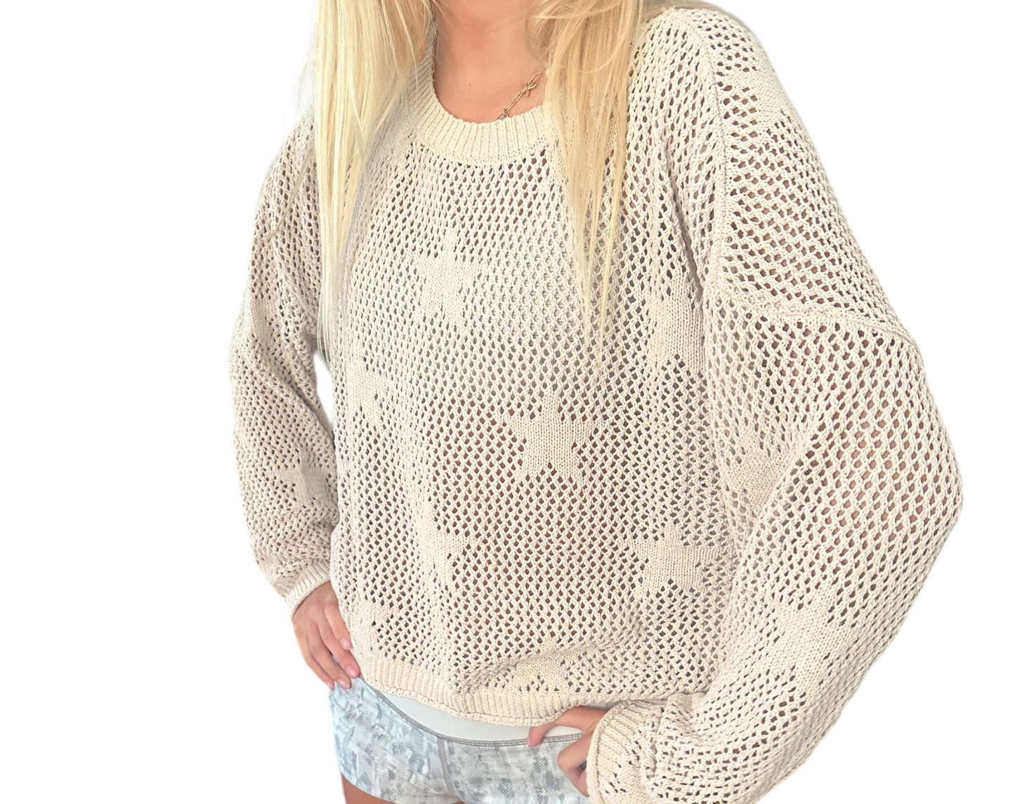 Celestial Charm Knit Sweater