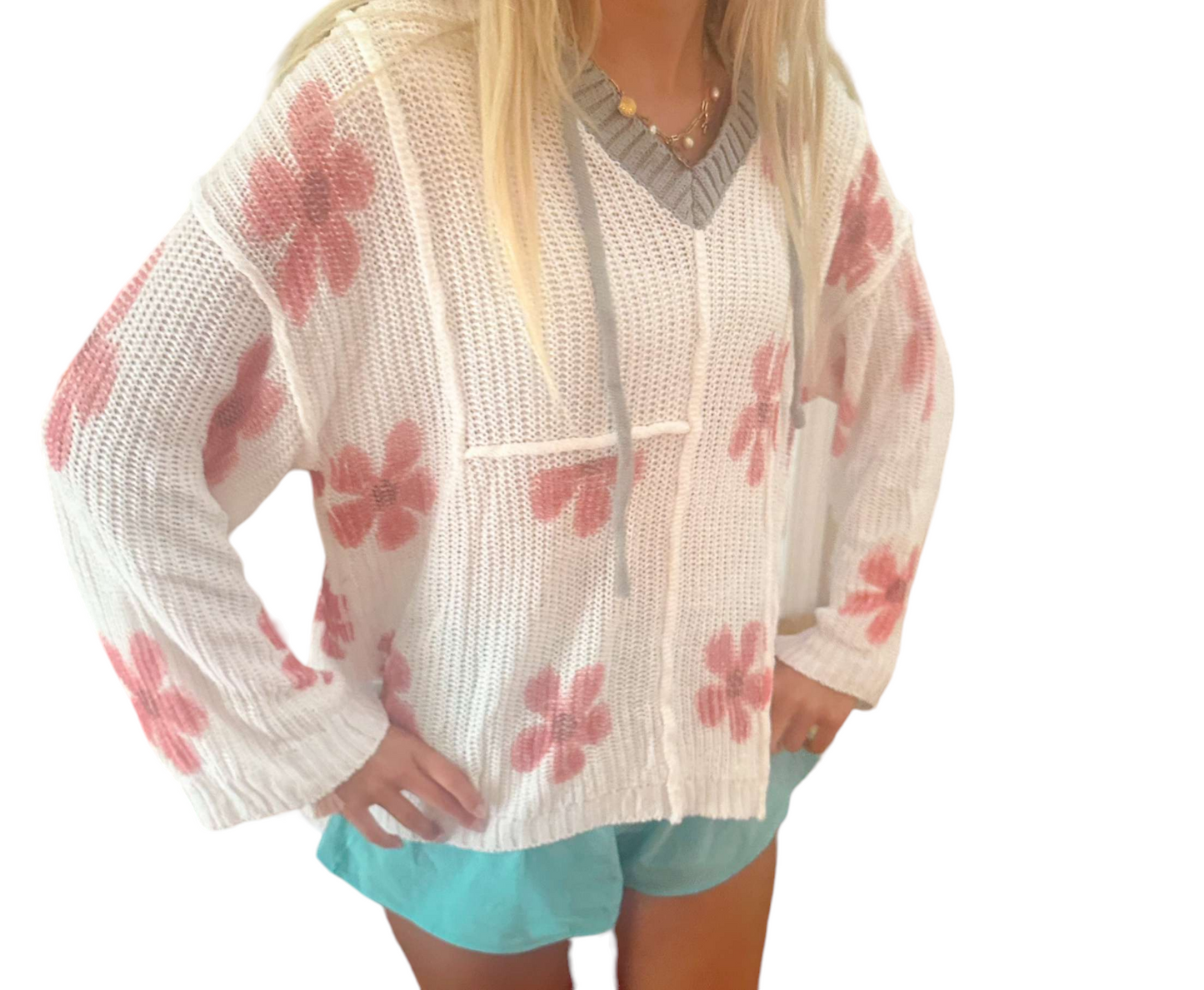 Cozy Daisy Hoodie Sweater