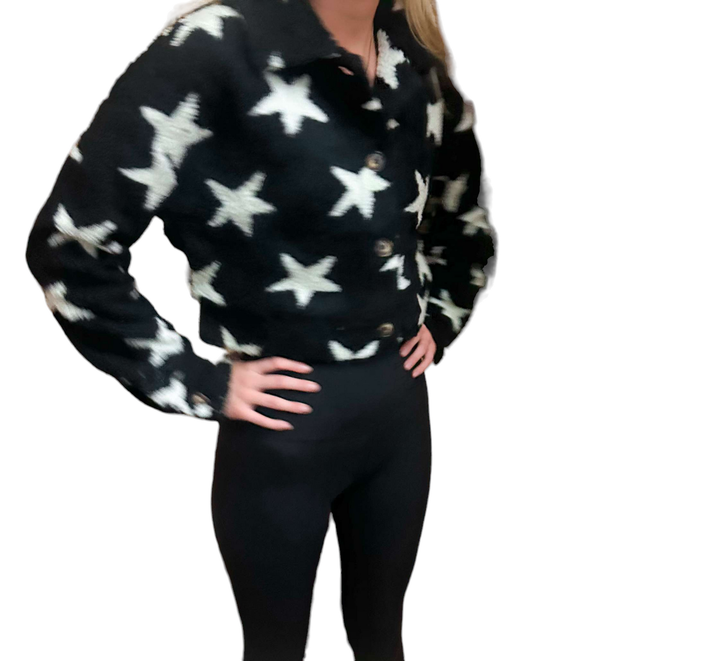 Starry Nights Fleece Cropped Jacket