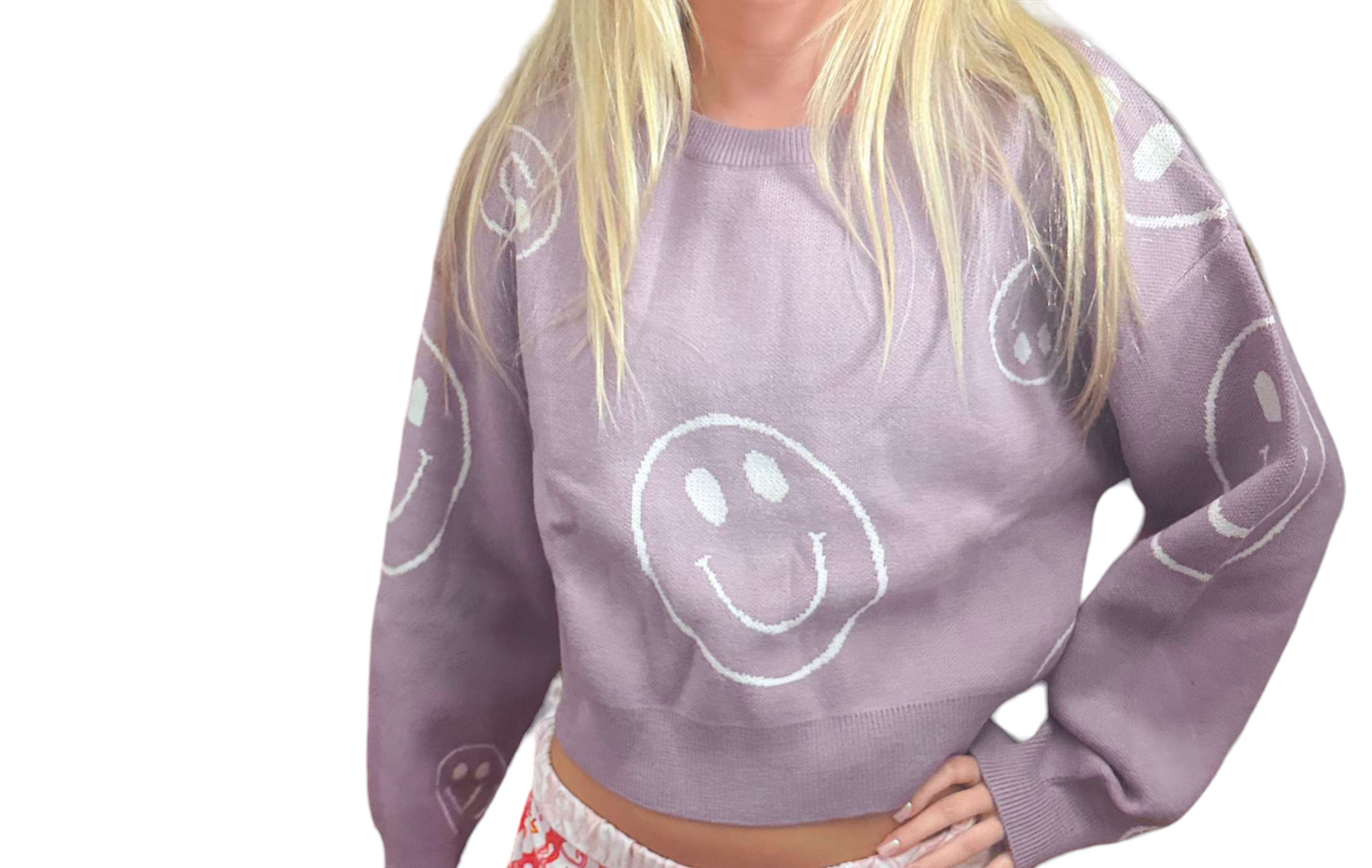 Stay happy sweater