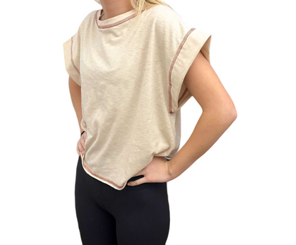 Creamy Crossback Crop Top