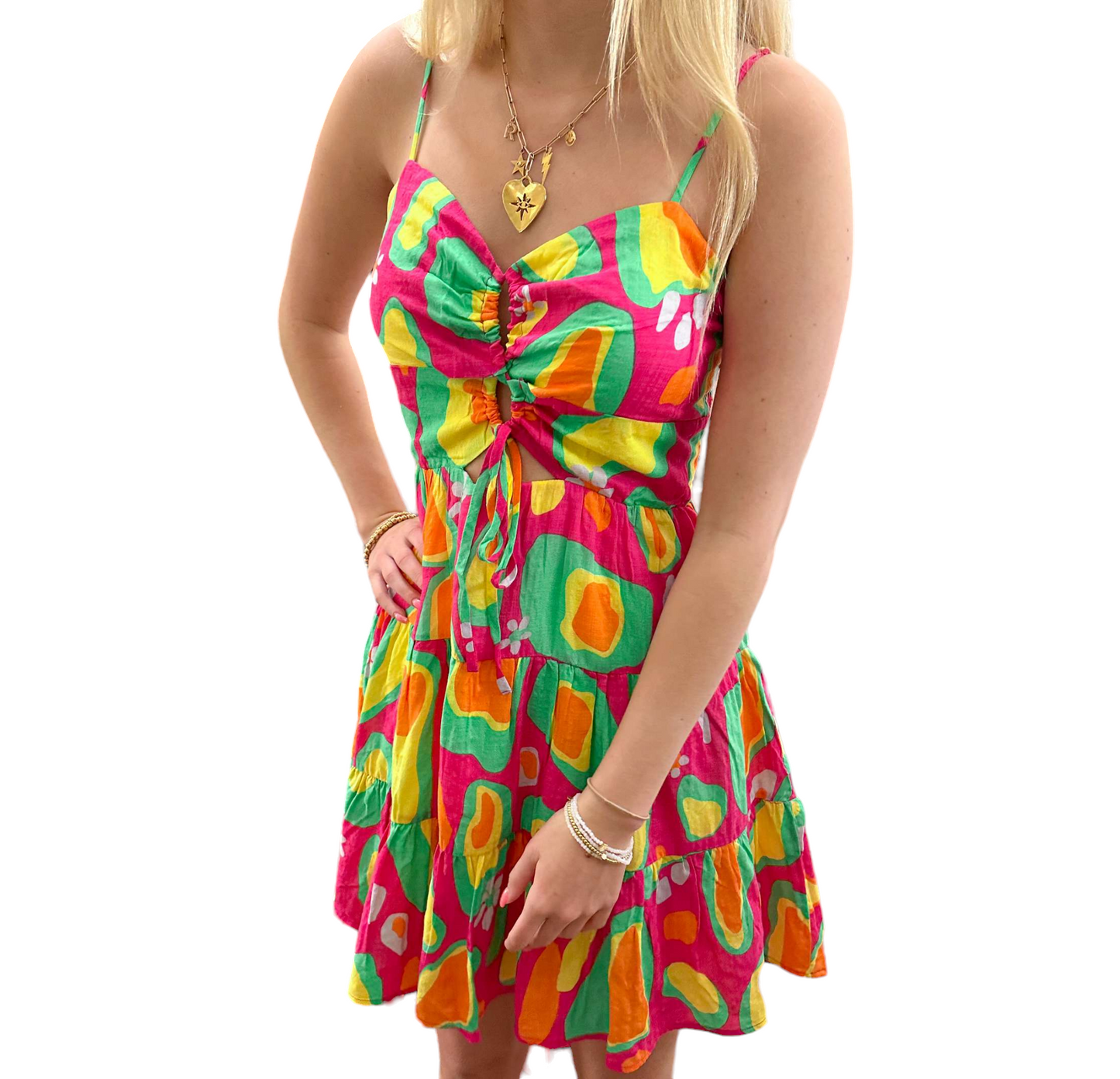 Summer Vibes Cut-Out Dress