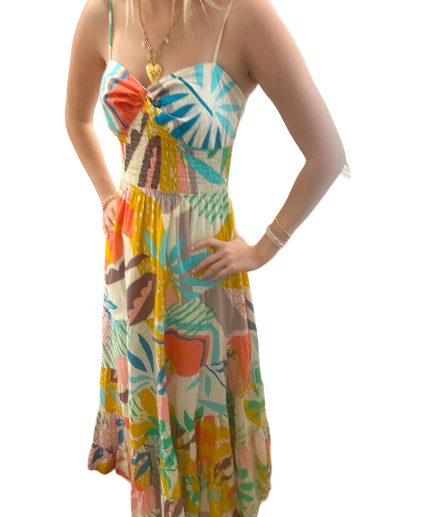 Sun-Kissed Rosemary Maxi Dress