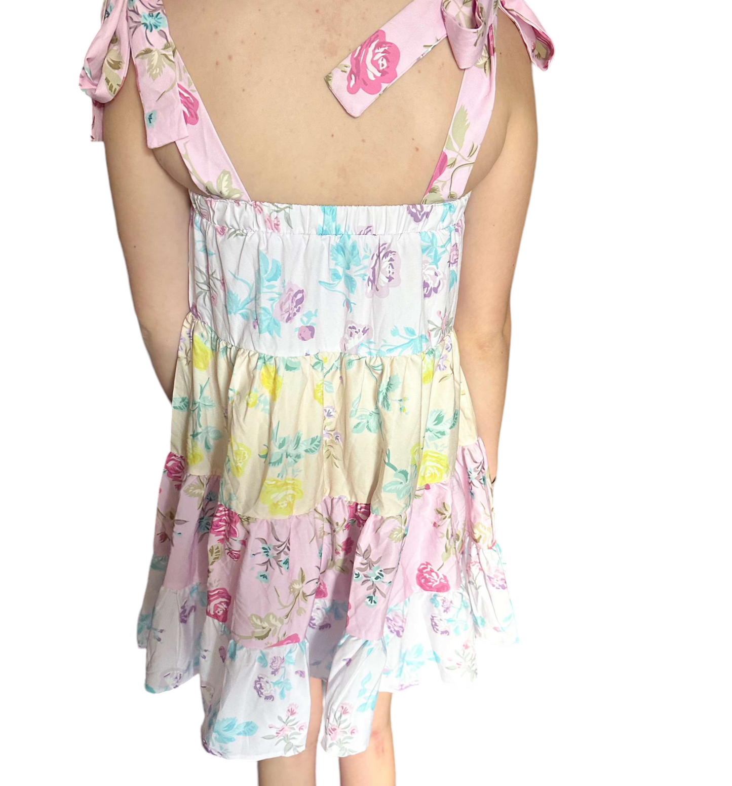 Floral Breeze Ruffled Sundress