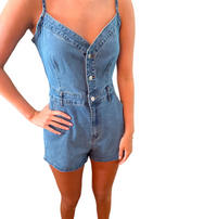 Piper apricot romper