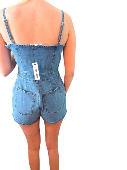 Cami Chic Denim Jumpsuit