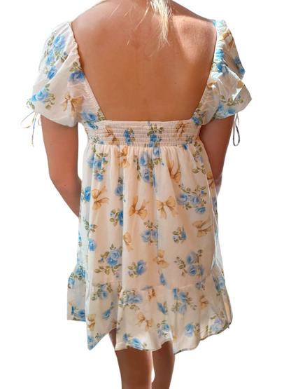 Eleanor's Enchanted Floral Babydoll Dress