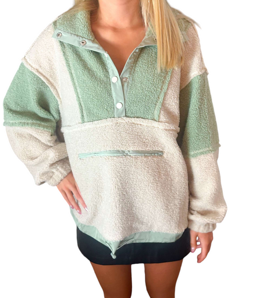 Sage pullover