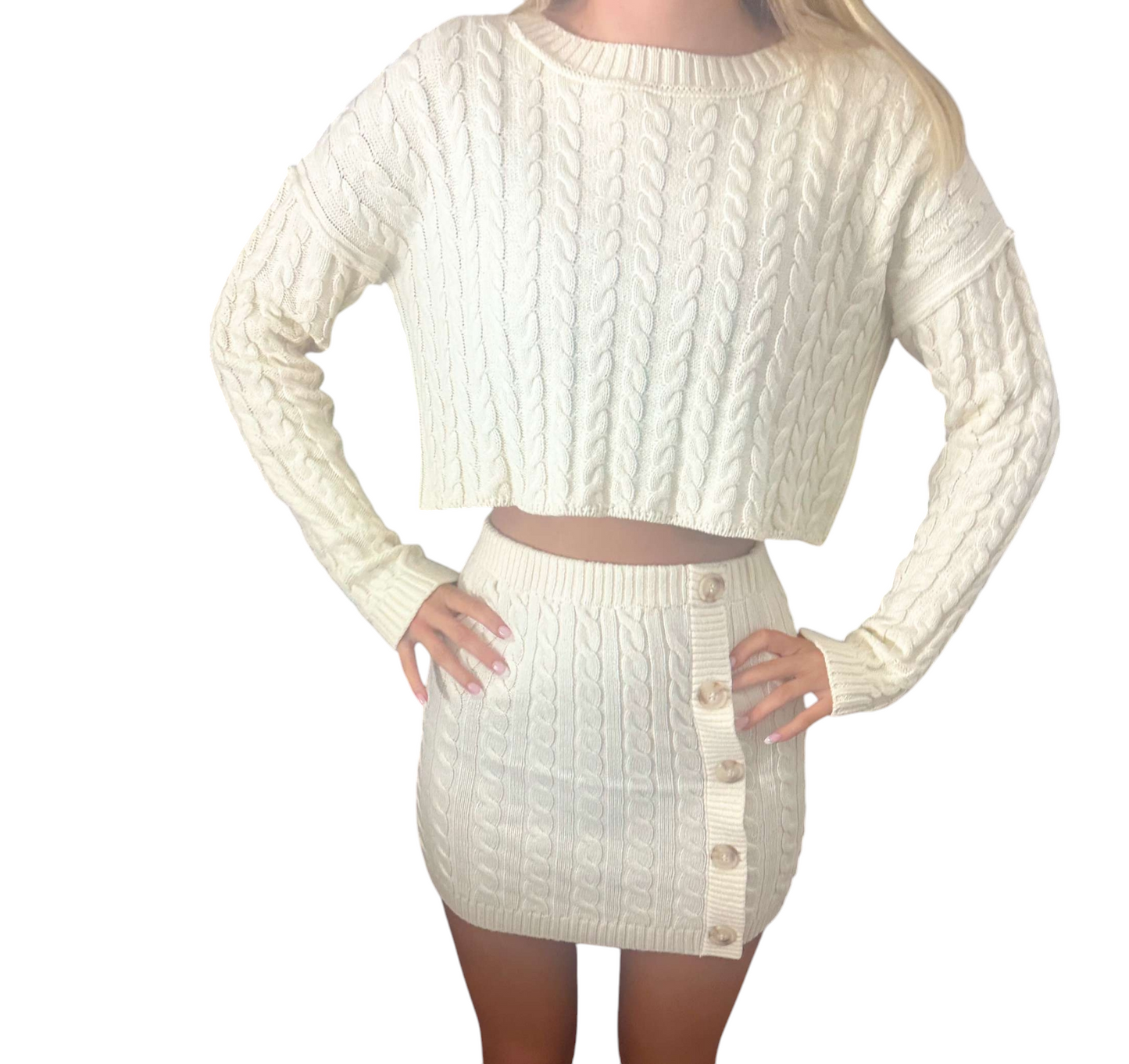 Reese set Cozy Winter Knit Duo