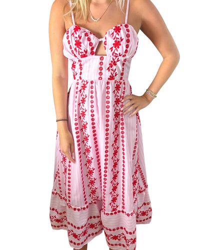 Rosalie Bloom Midi Dress