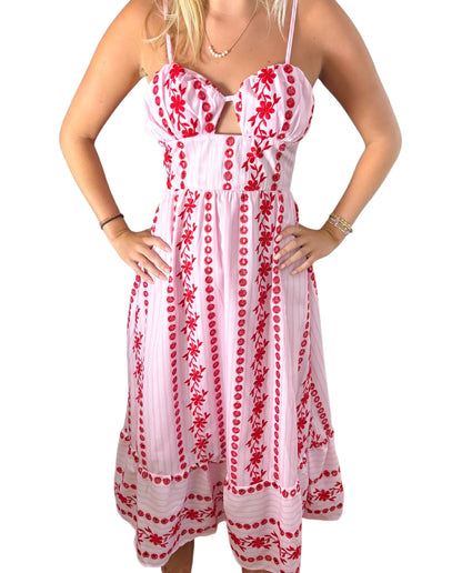 Rosalie Bloom Midi Dress