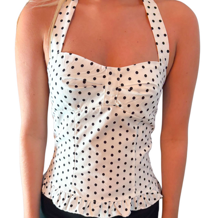 Penny polk a dot top