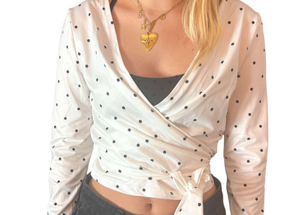 Dot it Wrap top